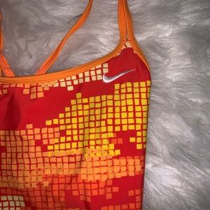 Nike one piece swim suit